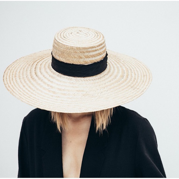 Janessa Leone Romy Straw Wide Brim Hat - Picture 7 of 8